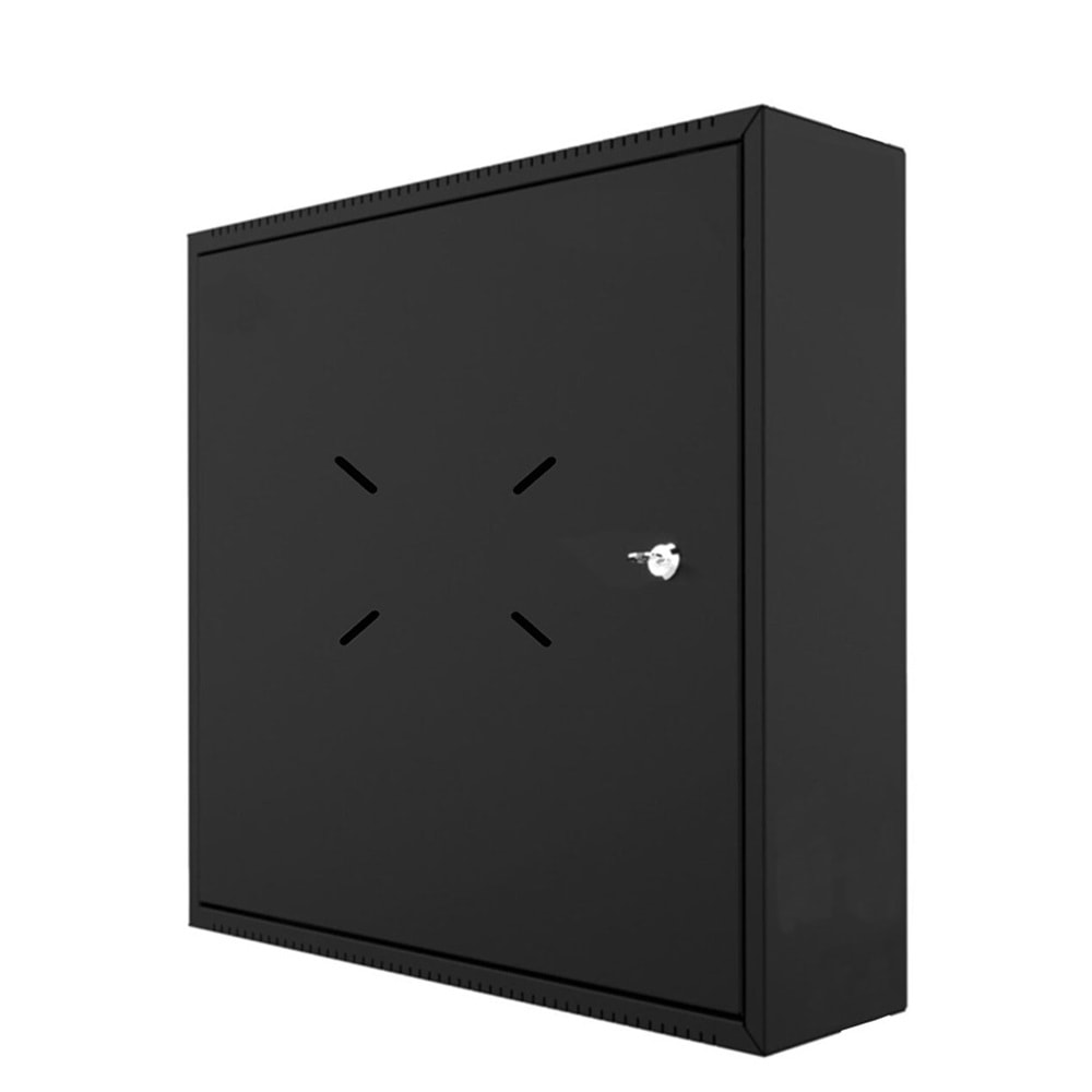 55x45x17 cm DVR / NVR METAL GÜVENLİK KABİNİ PANO İÇ ORTAM SİYAH