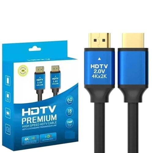 03 MT HDMI KABLO 2.0 V SİYAH NAYLON