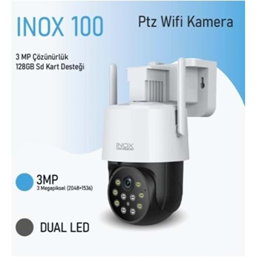INOX-X100 3MP TEK LENSLİ ONVİF WİFİ PTZ - Hieasy uygulama -