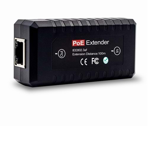 1 IN 1 OUT POE EXTENDER 10/100MB İÇ ORTAM MESAFE ARTIRICI