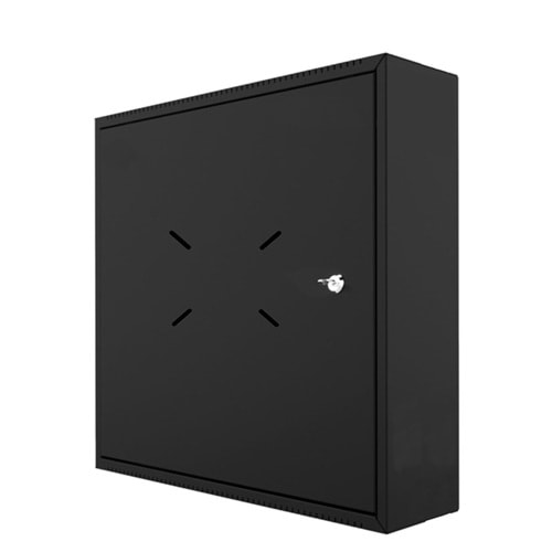55x45x17 cm DVR / NVR METAL GÜVENLİK KABİNİ PANO İÇ ORTAM SİYAH