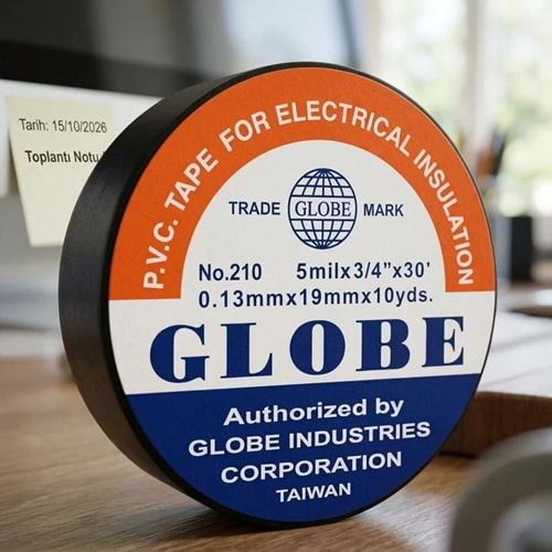 SİYAH GLOBE MARKA ORJİNAL ELEKTRİK BANDI